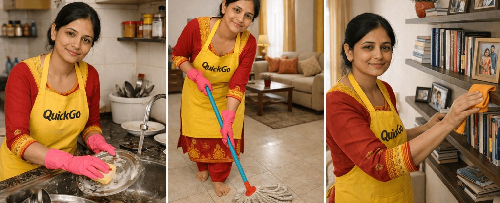 Maid and Housekeeping Services in Tricity – Reliable Help for a Spotless Home